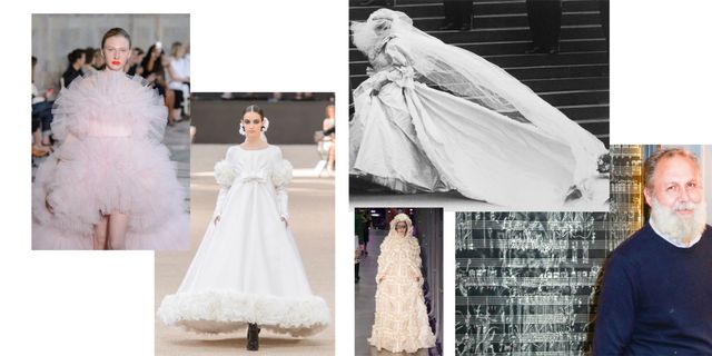 Wedding dress, Gown, Dress, Clothing, Photograph, Shoulder, Bridal clothing, Bride, Veil, Bridal party dress, 