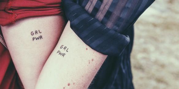 Arm, Tattoo, Joint, Temporary tattoo, Leg, Wrist, Hand, Font, Thigh, Knee, 