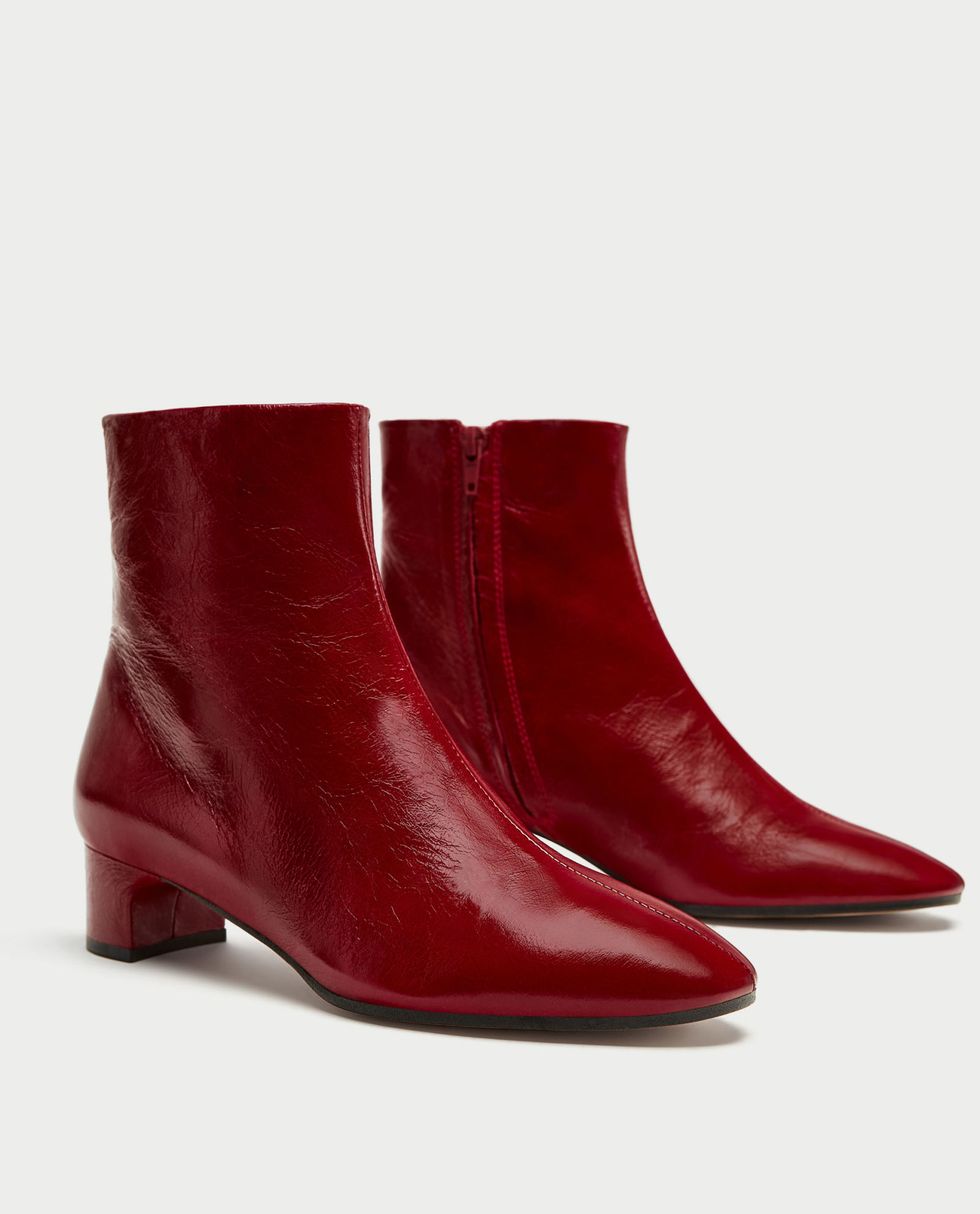 Footwear, Shoe, Red, Boot, Brown, Leather, Durango boot, High heels, 