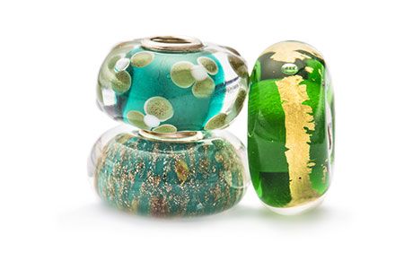 Green, Bead, Aqua, Turquoise, Big hole bead, Teal, Jewelry making, Art, Glass, Craft, 