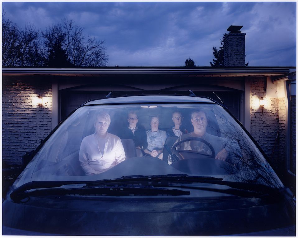 Self-portrait with family in SUV, Michigan, 2007 Julie Mack (American, born in 1982) Photograph, chromogenic print,  James N. Krebs Purchase Fund for 21st Century Photography © Julie Mack. Courtesy Laurence Miller Gallery, New York. Photograph © Museum of Fine Arts, Boston