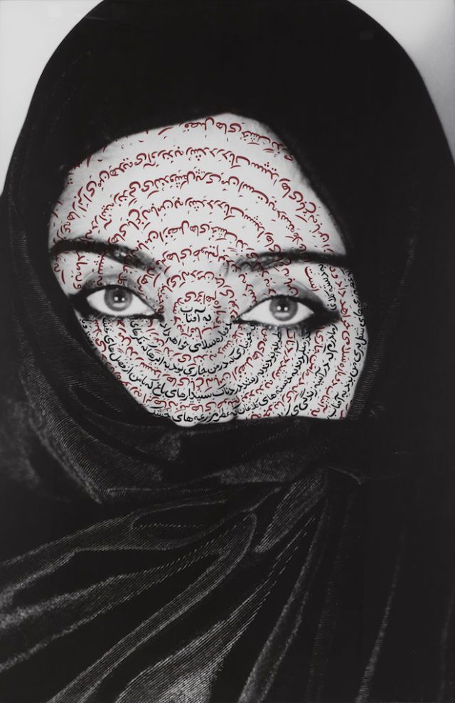 Shirin Neshat, "I Am Its Secret", 1993, (From the series: "Women of Allah", 1993-1997) © Shirin Neshat, Courtesy: the artist and Gladstone Gallery, New York and Brüssel