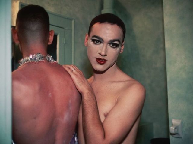 Jimmy Paulette and Tabboo! in the bathroom, NYC, 1991, Nan Goldin. Horace W. Goldsmith Foundation Fund for Photography. Photograph © Museum of Fine Arts, Boston