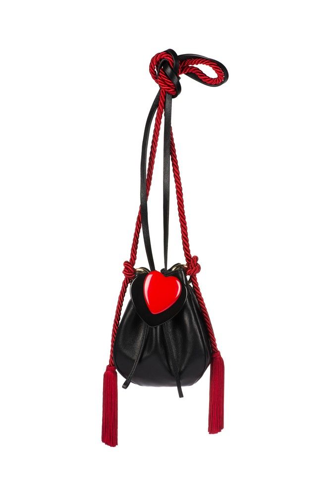 Bag, Red, Handbag, Fashion accessory, Leather, Shoulder bag, Satchel, Leash, Strap, Fictional character, 