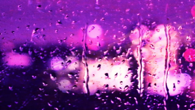 Water, Purple, Violet, Rain, Drop, Graphic design, Graphics, Space, Magenta, Precipitation, 