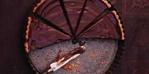 Brown, Chocolate cake, Rust, Metal, Still life photography, Chocolate, Wheel, Circle, Copper, Wood, 