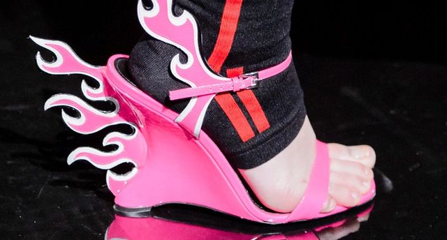 Footwear, Pink, Shoe, Sneakers, Carmine, Leg, Athletic shoe, Boot, High heels, 