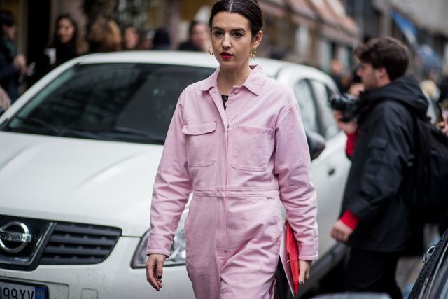 Street fashion, Fashion, Automotive design, Vehicle, Car, Beauty, Pink, Street, Luxury vehicle, Human, 