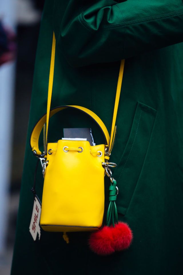 Yellow, Green, Bag, Handbag, Material property, Fashion accessory, Luggage and bags, 