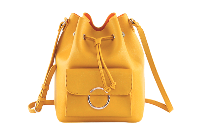 Bag, Handbag, Yellow, Shoulder bag, Fashion accessory, Leather, Satchel, Zipper, Material property, Luggage and bags, 