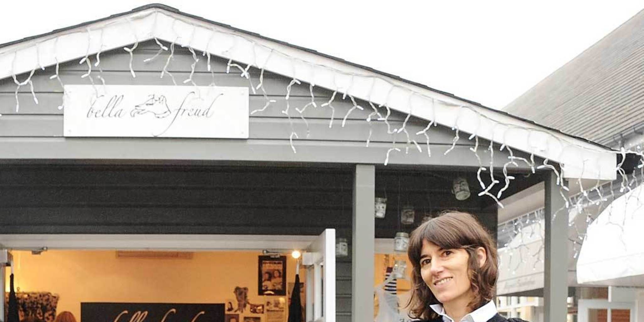 knitwear designer Bella Freud opens a pops up at Bicester Village