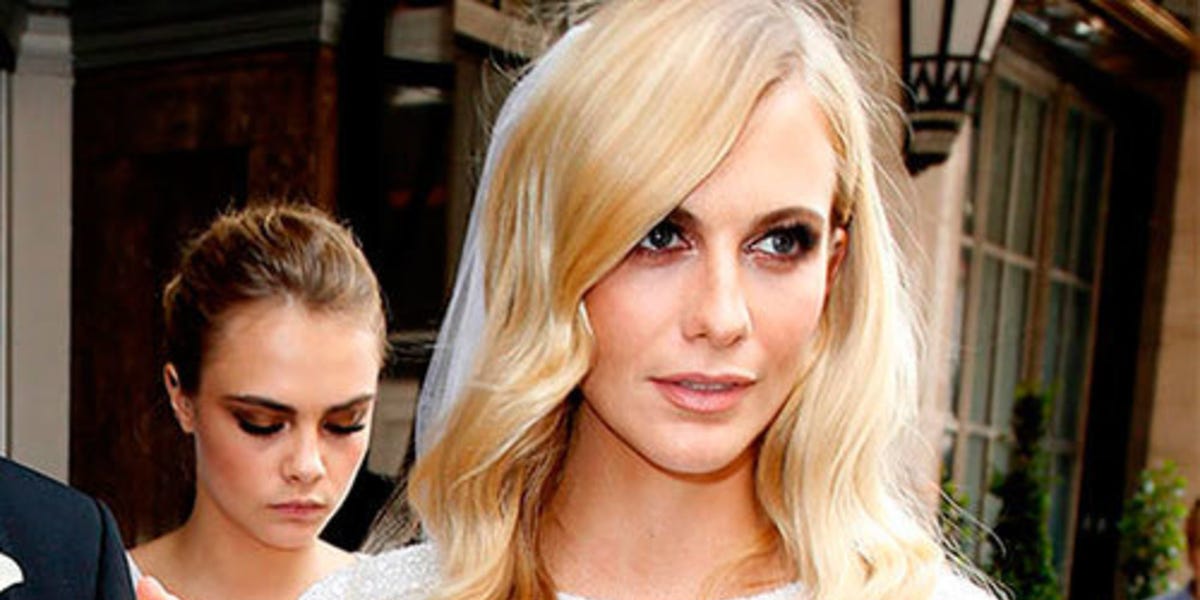 Poppy Delevingne Marries In Chanel Couture