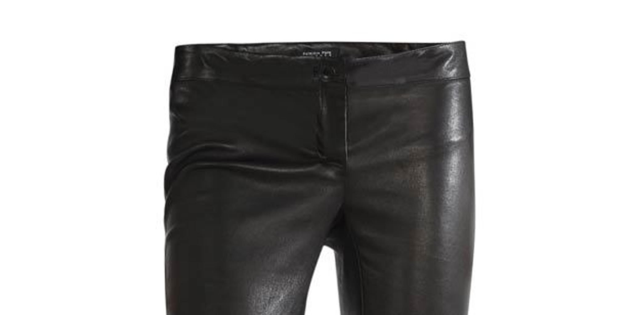 leather trousers with zips