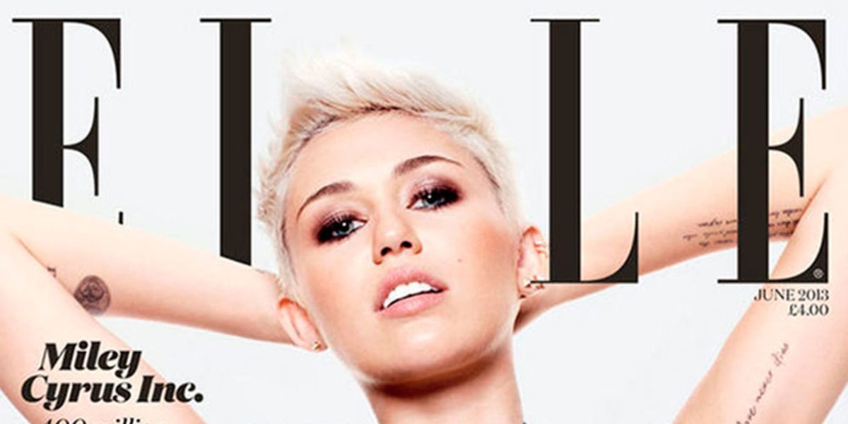 Miley Cyrus Sexy Slut - Miley Cyrus Talks To ELLE About Growing Up In Hollywood