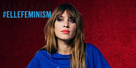 alexa-chung-elle-feminism-t-shirt