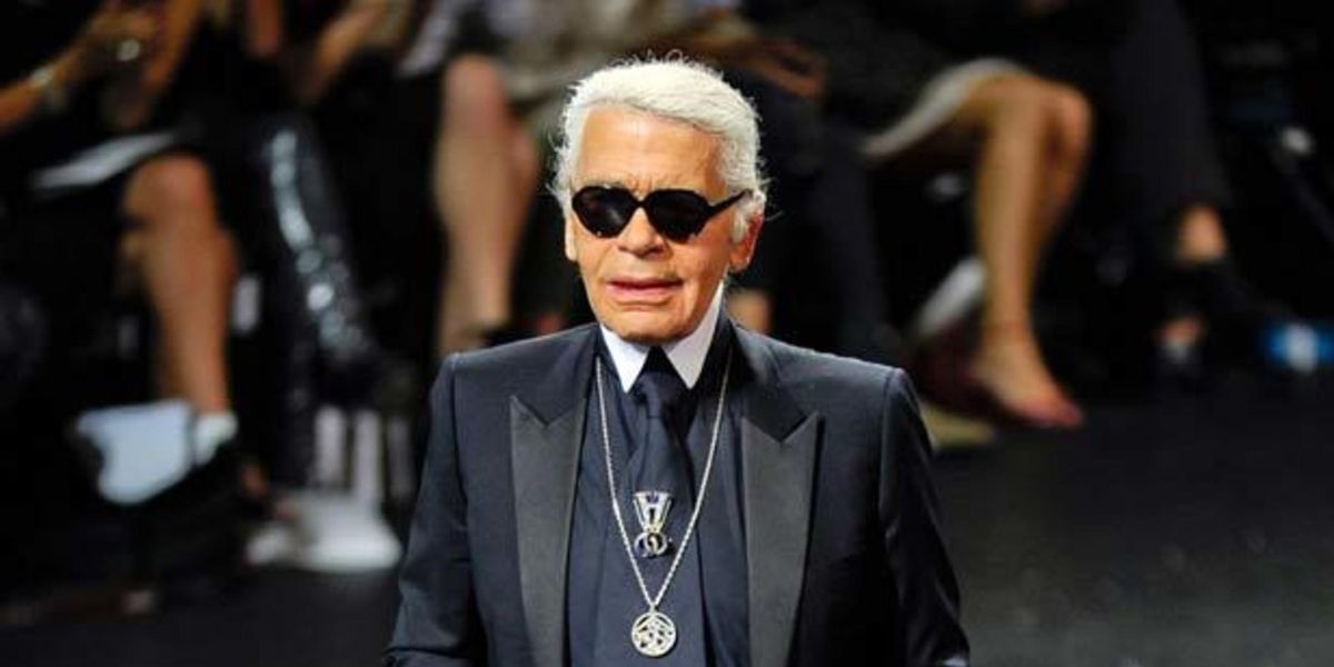 Karl Lagerfeld can handle the pressure