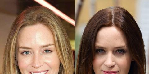 Dakota Fanning Has Changed Her Hair To Brunette Emily Blunt Has