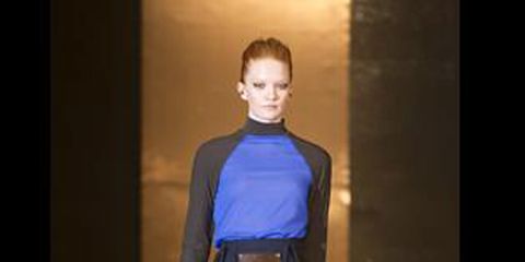 <p>A look from H&amp;M Design Award winner Stine Riis's Stockholm MBFW show.</p>