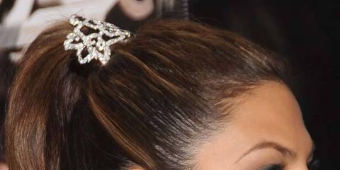 <p>Eva is very next season now. Last night she arrived at the New York premiere of her new film The Other Guys with one of autumn winter’s biggest hair trends. Eva’s full, groomed ponytail is almost identical to the 1950s-inspired hair from the <a href="h
