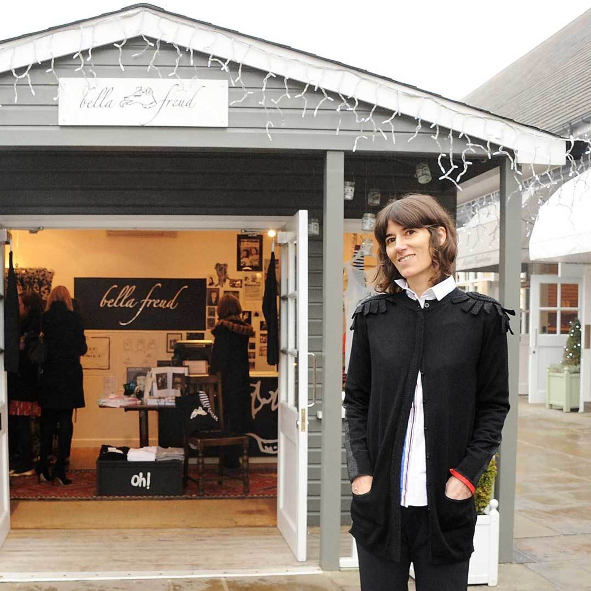 knitwear designer Bella Freud opens a pops up at Bicester Village