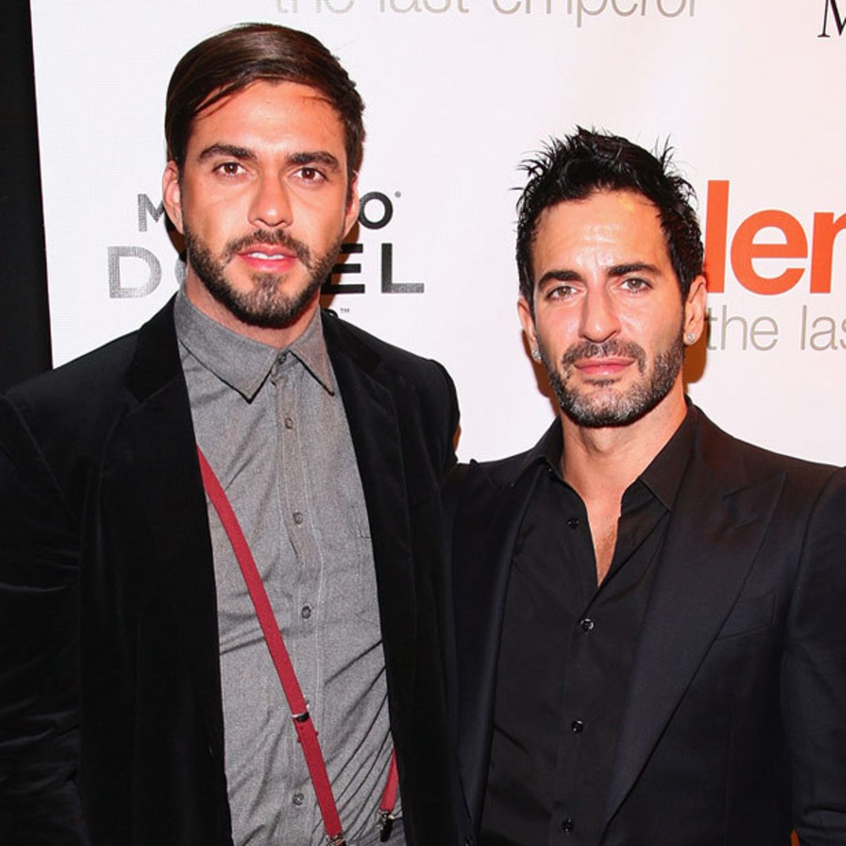 Fashion designer Marc Jacobs and boyfriend Lorenzo Martone had