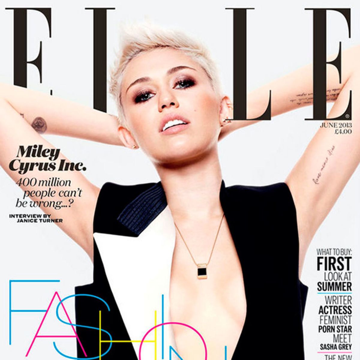 Miley Cyrus Talks To ELLE About Growing Up In Hollywood