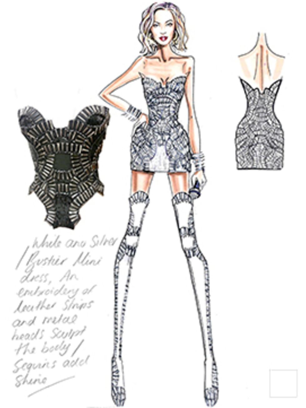 <p>Versace Atelier opening look for Beyoncé's concert</p>