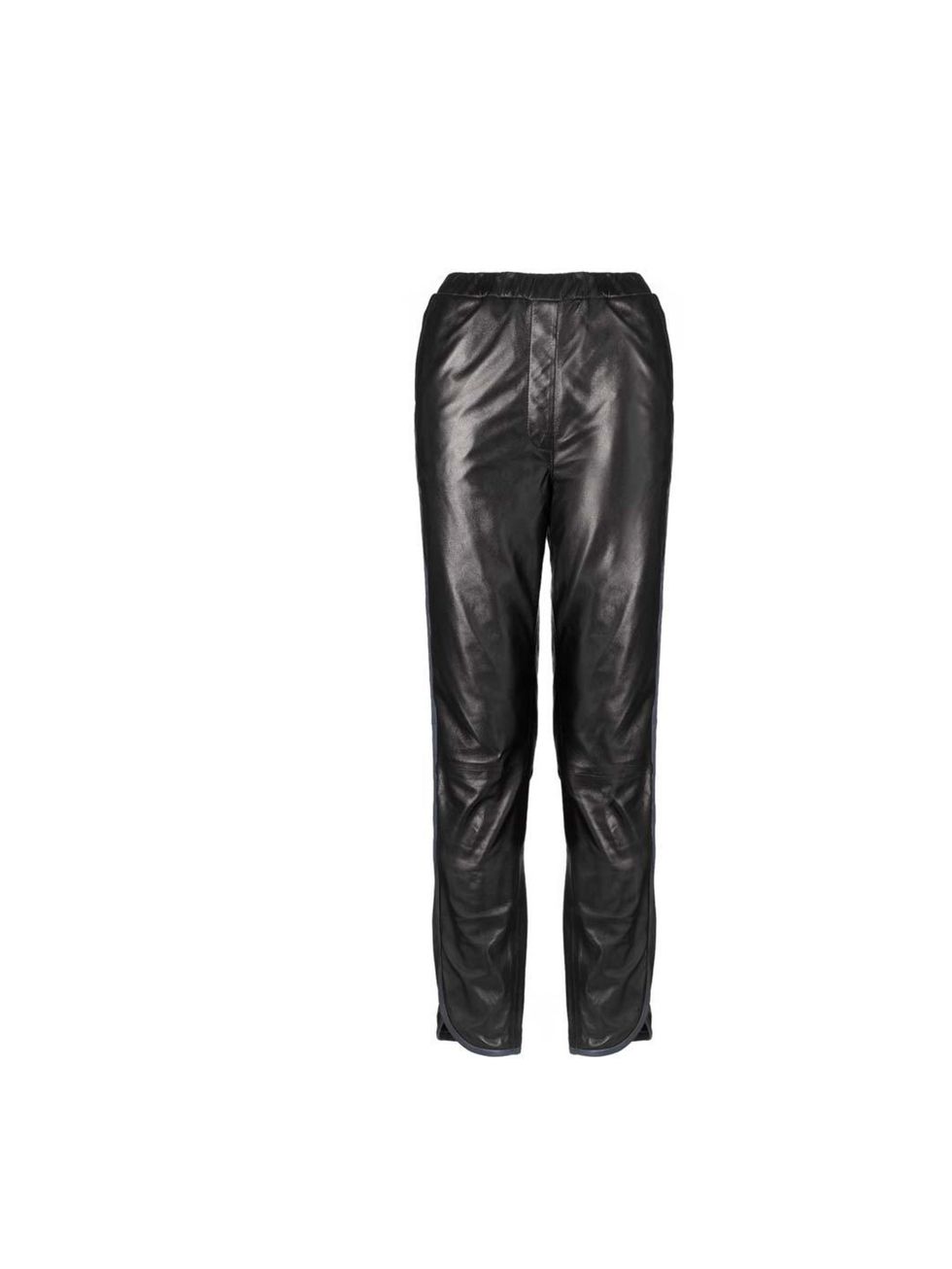 <p><a href="http://www.whistles.co.uk/fcp/categorylist/dept/shop?resetFilters=true">Whistles</a> leather trousers £350</p>