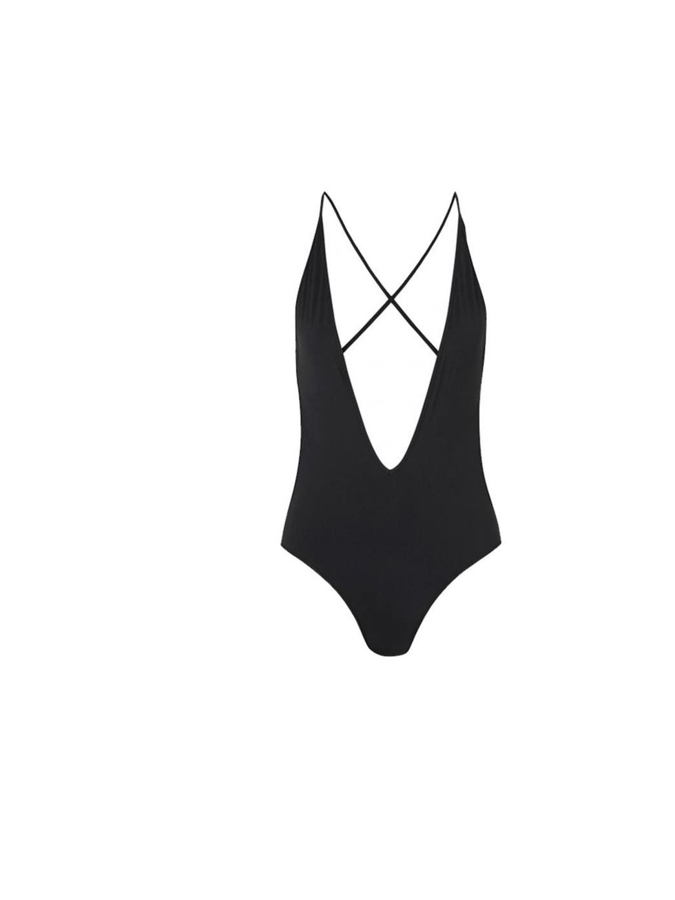<p>Hello boys! Sex up your poolside look (but watch out for the weird tan lines) with Thapelo's 'Uma' plunge-front swimsuit, £120, at <a href="http://www.harveynichols.com/womens/categories-1/beachwear-swimwear/one-pieces/s448599-uma-plunge-front-swimsuit