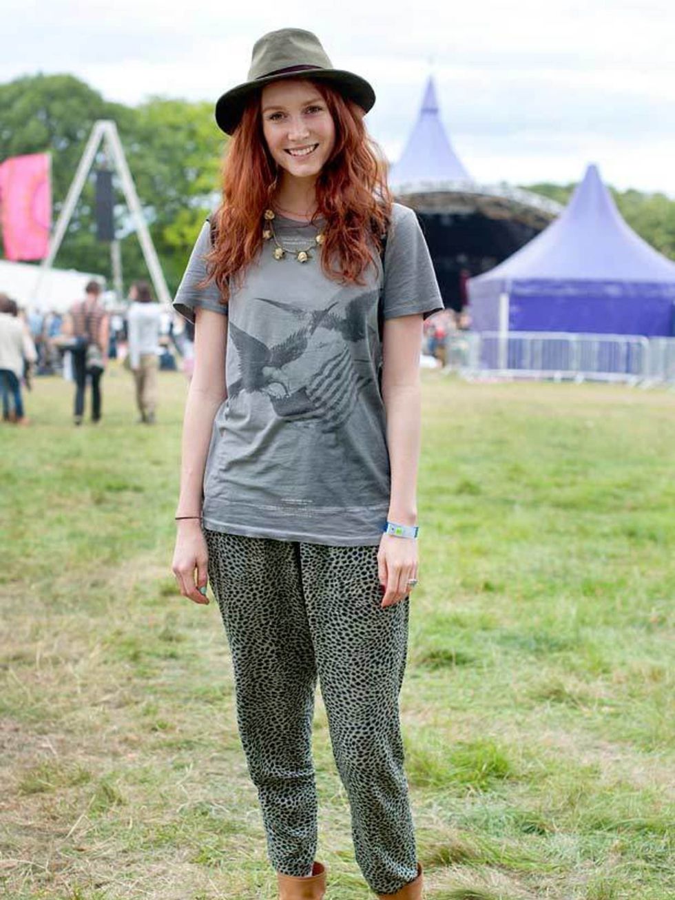 <p>Photo by Kirstin SinclairAlex Glenday, 22, Model. All Saints t-shirt, Whistles trousers, vintage hat, Russell and Bromley boots.</p>