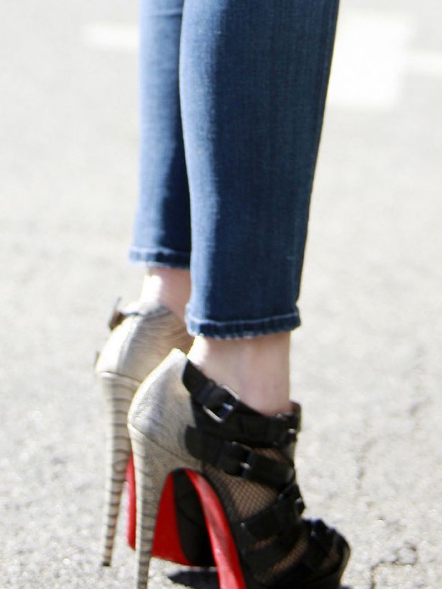 <p>Louboutin heels</p>