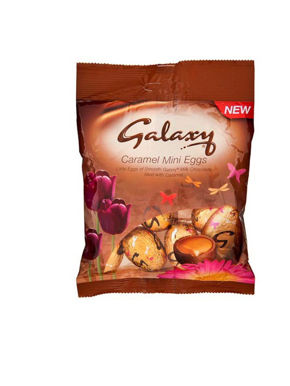 <p><strong>Treat: <a href="http://www.galaxychocolate.co.uk/agecheck/default.aspx?r=http://www.galaxychocolate.co.uk/default.aspx">Galaxy Caramel Mini Eggs</a></strong><strong> Calories: 484 Calories</strong><strong> Activity: Shopping</strong><strong> Ti