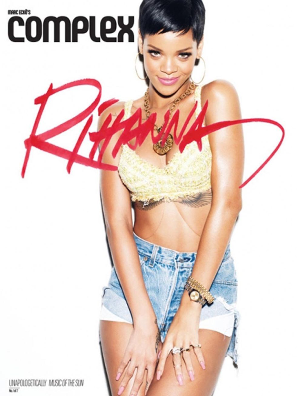 <p>One of Rihanna's seven Complex covers</p>