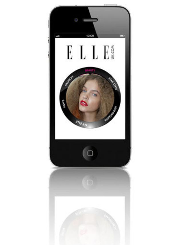 <p>ELLE iPhone app</p>
