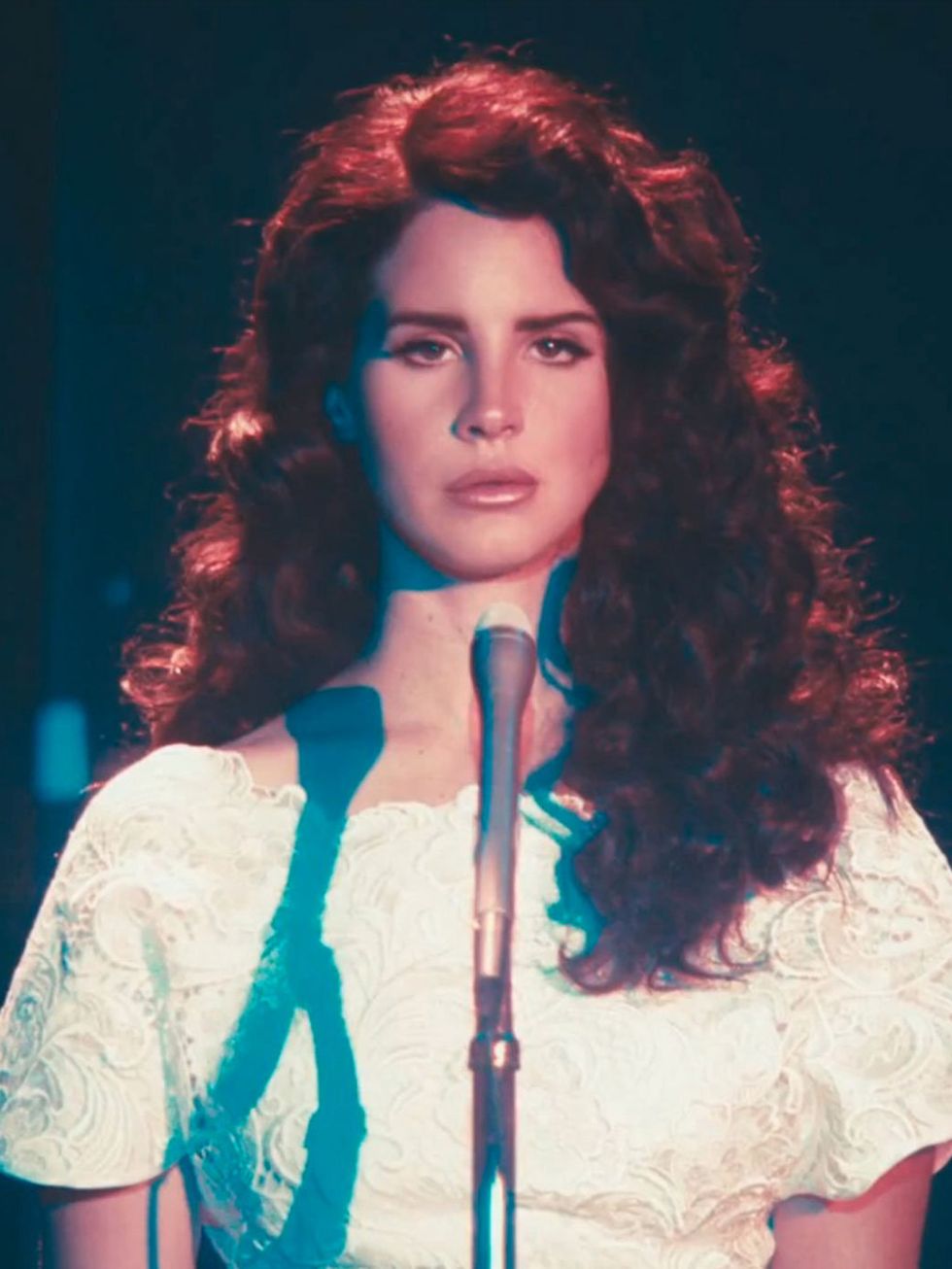 <p>Lana Del Rey in the video for Ride</p>