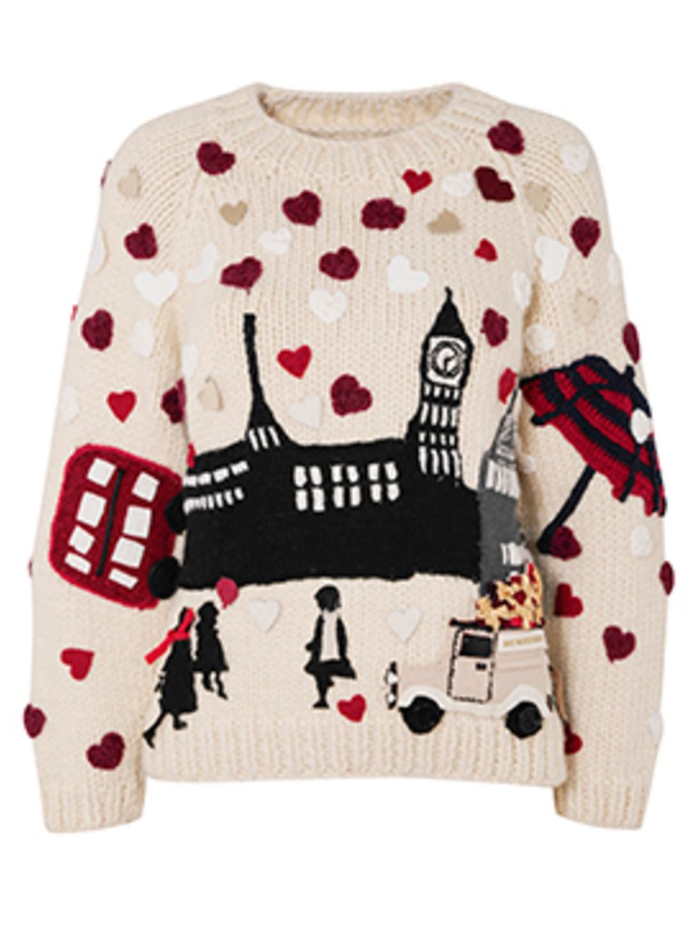 <p>Save The Children Christmas jumper by Burberry</p>