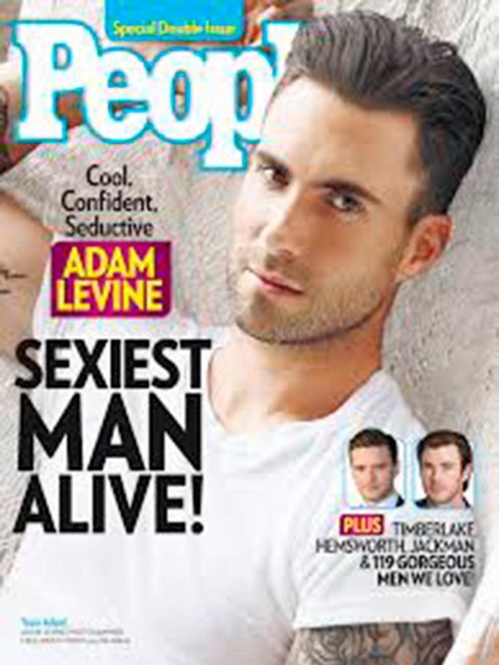 <p>Maroon Five's Adam Levine is looking fine. Fine enough to win 2013's title.</p>