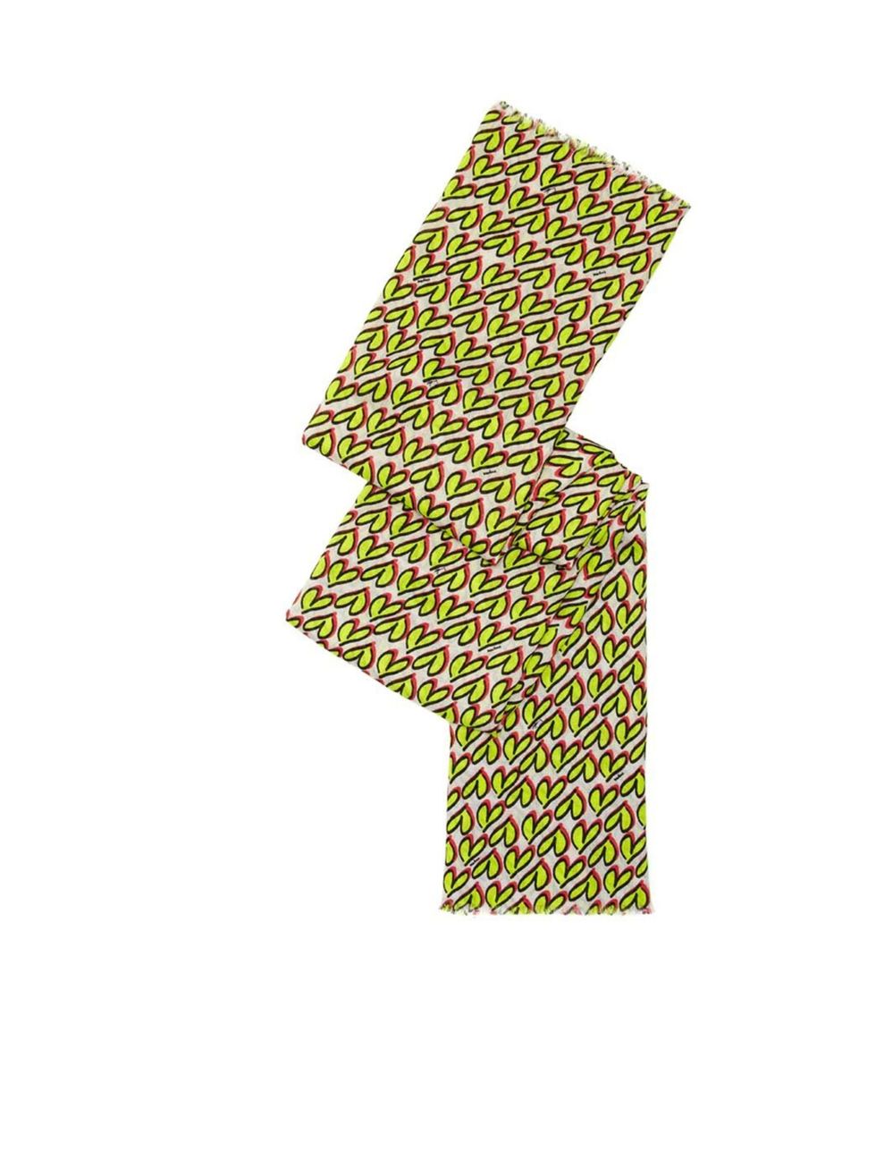 <p>Markus Lupfer for Whistles heart print scarf £55</p>