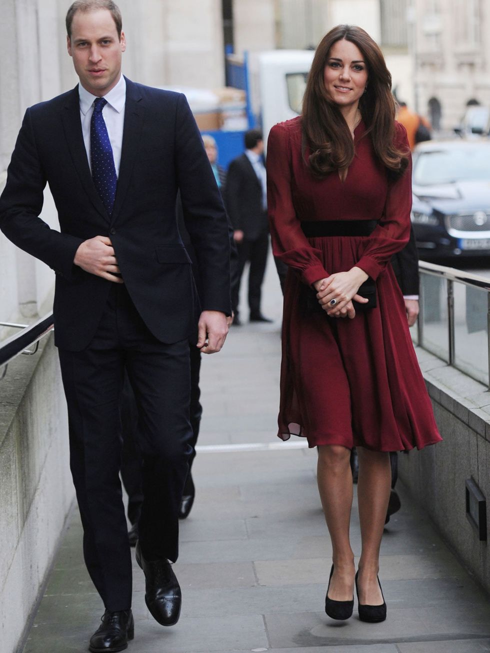 <p>The Duke and Duchess in London to unveil her first official portrait</p>