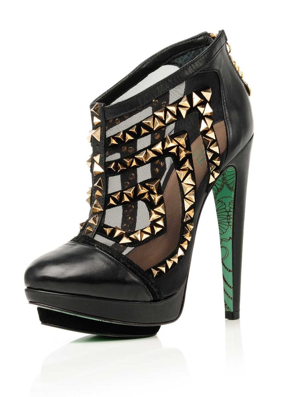 <p>Chloe Green shoes Autumn Winter 2012 for TOPSHOP</p>