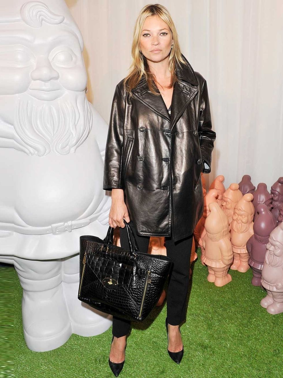 <p>Supermodel Kate Moss made her first appearance at London Fashion Week SS13 at the Mulberry show.</p>