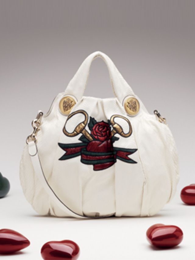 <p>First up, Gucci. In their fourth initiative with UNICEF, this year Frida Gianini has designed a range entitled the Tattoo Heart Collection which features a collection of white leather bags and shoes embossed with a heart tattoo. The collection will be 