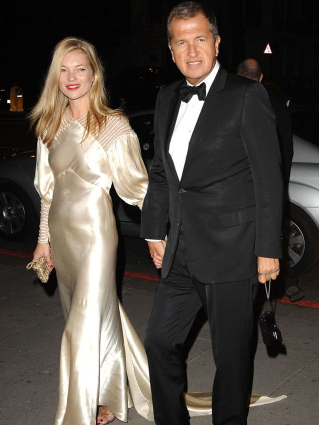 <p>Kate Moss and Mario Testino in 2007</p>