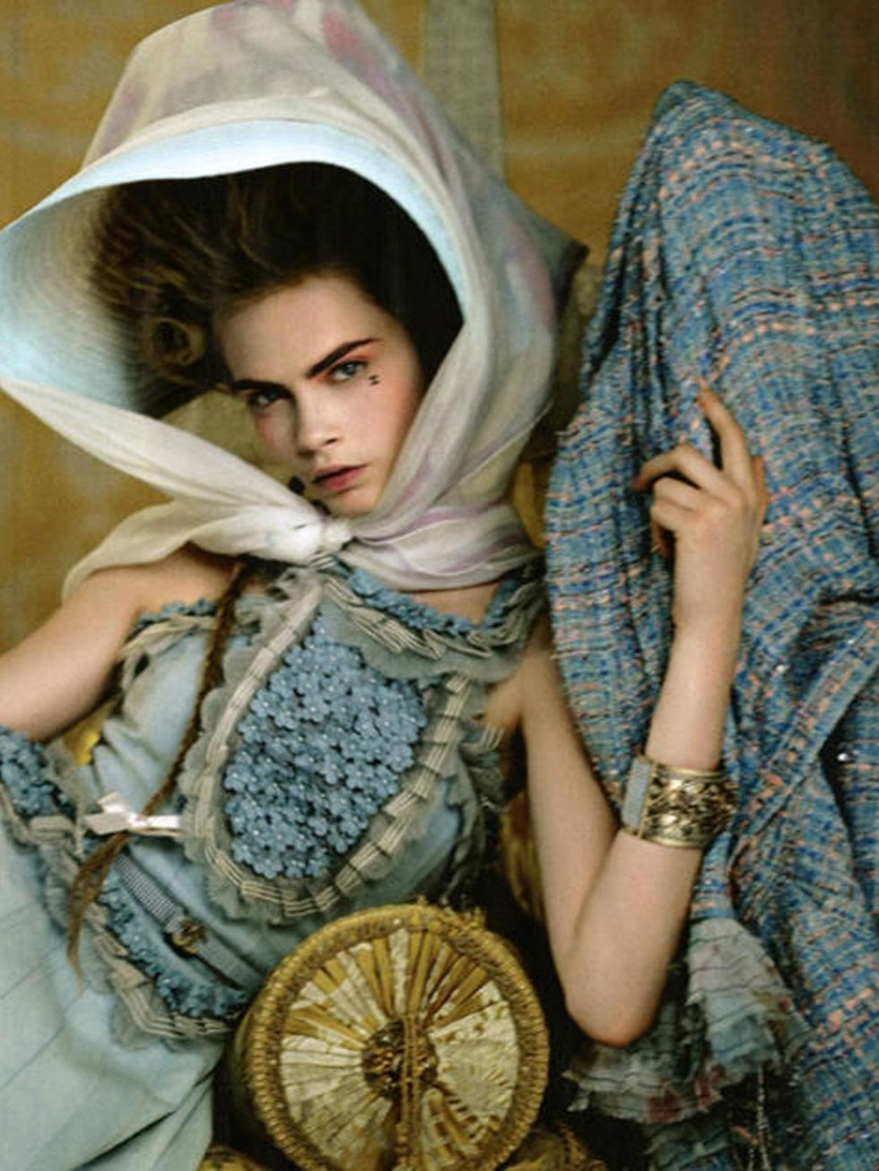 <p>Cara Delevingne in the Chanel Resort 2013 campaign</p>