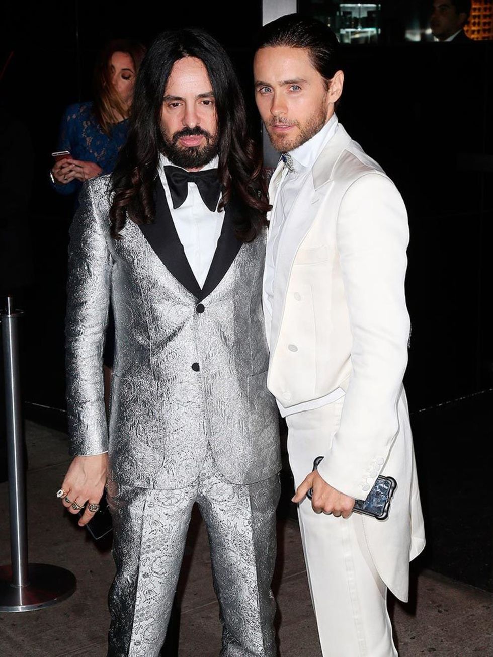 <p>Alessandro Michele and Jared Leto attend a Met Gala 2016 after party at the Boom Boom Room at The Standard in New York, May 2016.</p>