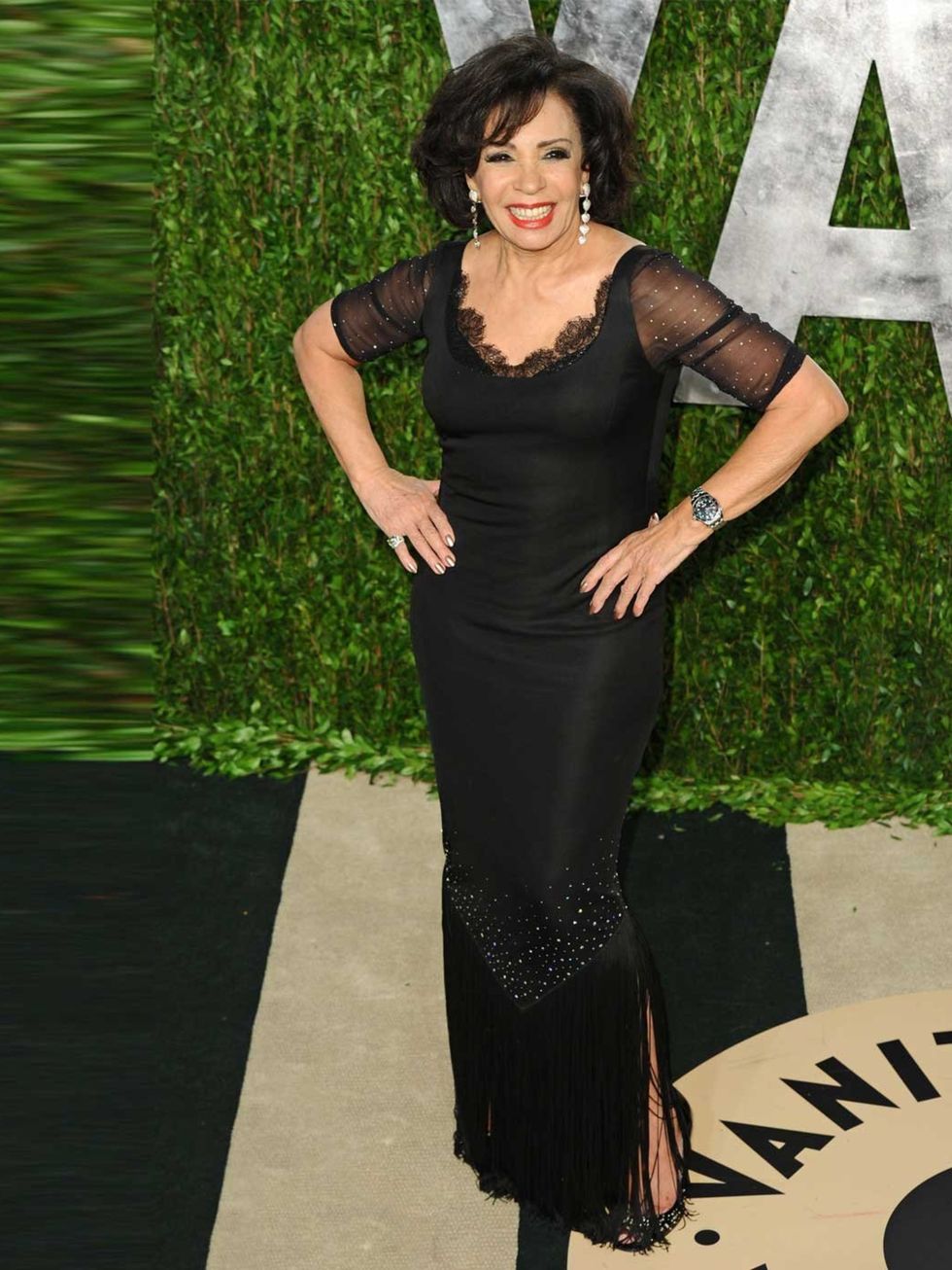 <p>'Diamonds never leave you. Men do!' Dame Shirley of Bassey, pictured here at the Vanity Fair Oscars party 2013 - aged 76, would you believe - has her priorities right.</p>