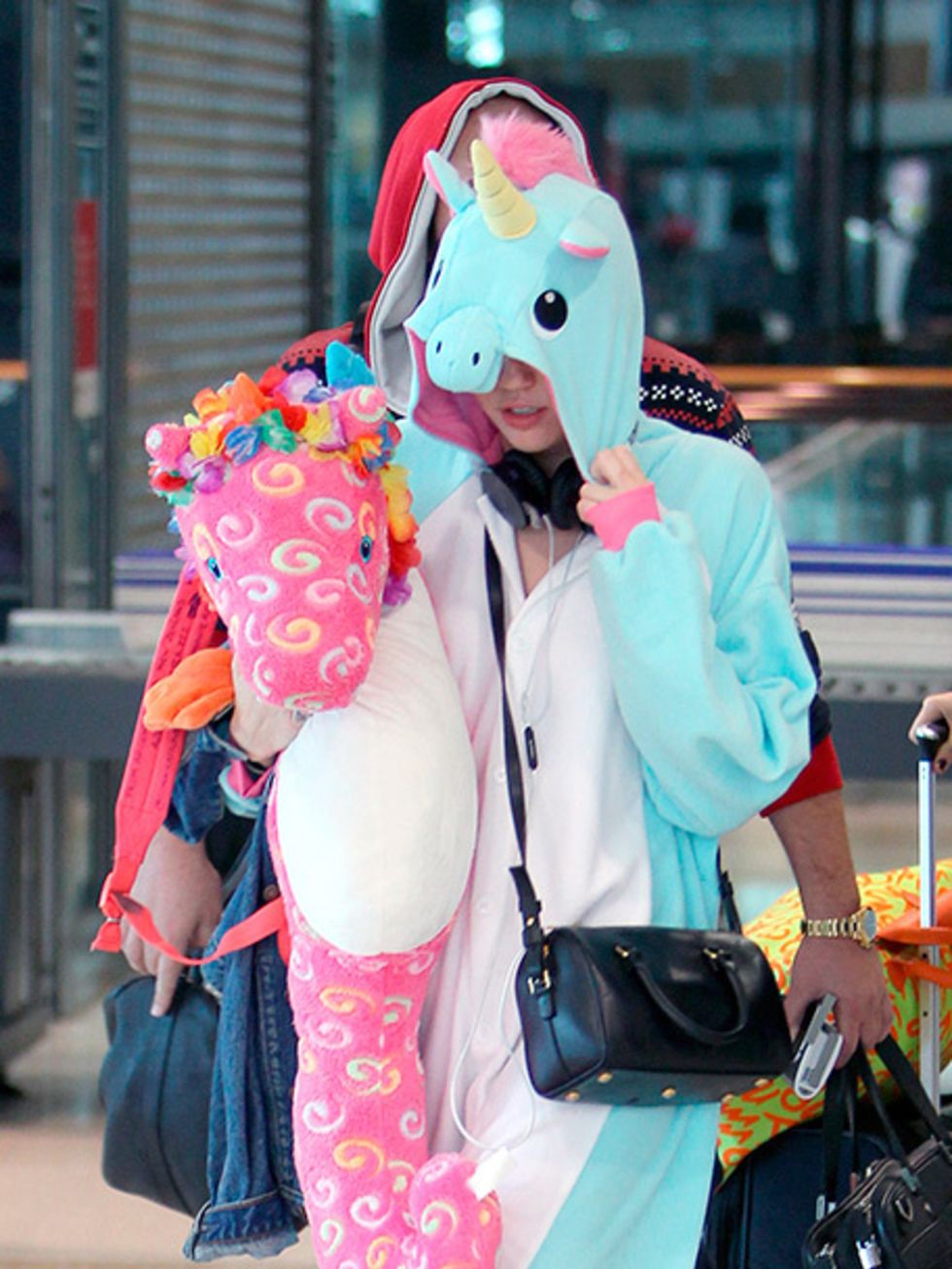 <p><strong>A unicorn onesie</strong></p>

<p>With complementary oversized seahorse doll.</p>