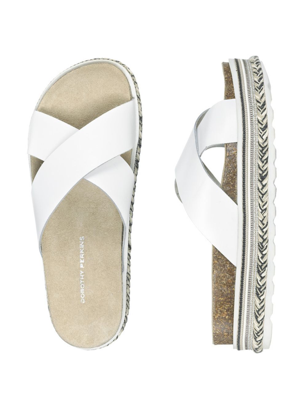 "I like to keep it simple, minimal and easy."

Leather sandals, £20, Dorothy Perkins