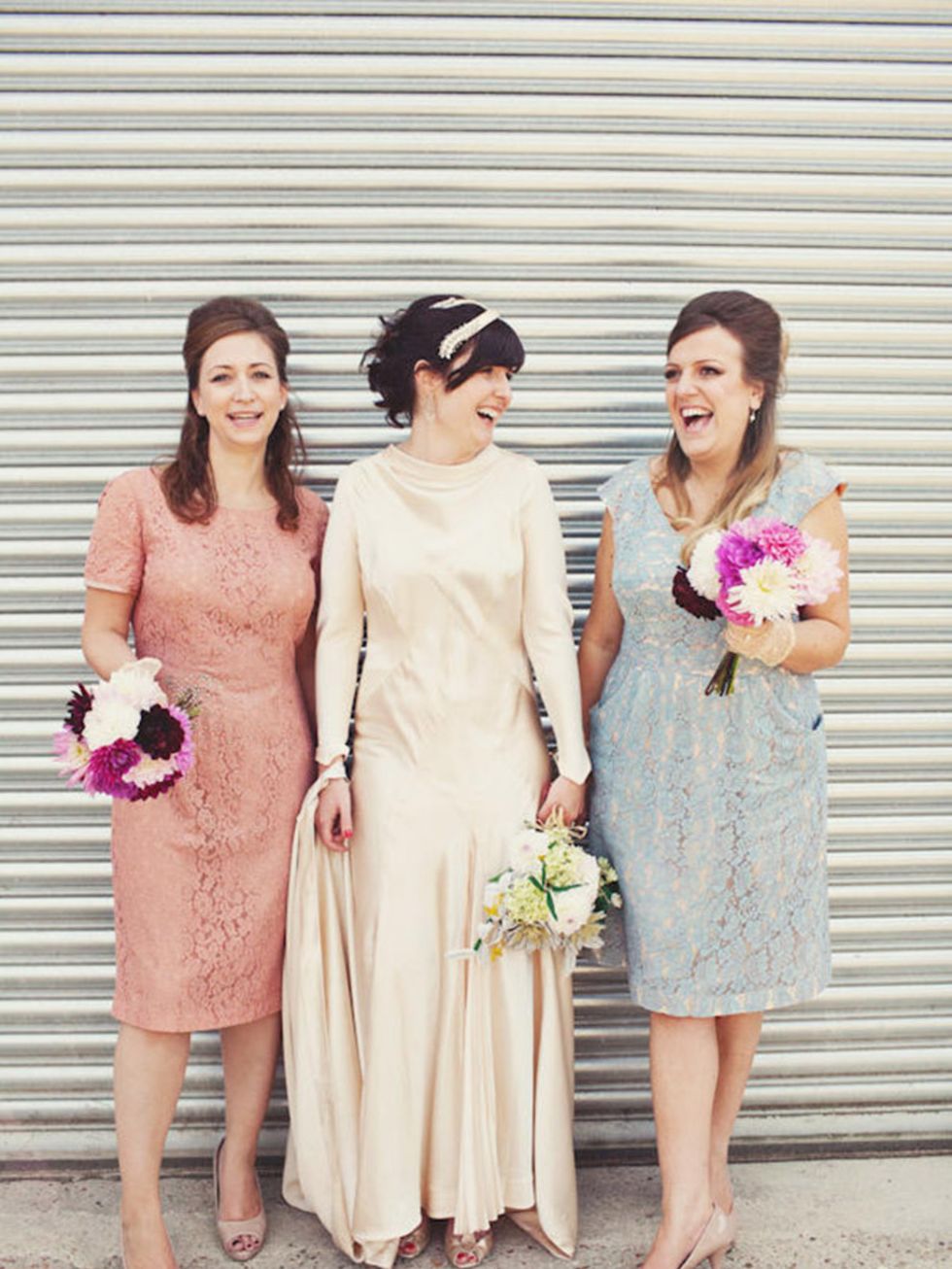 <p>The bridesmaids were my best friends Katie and Emma.</p>
