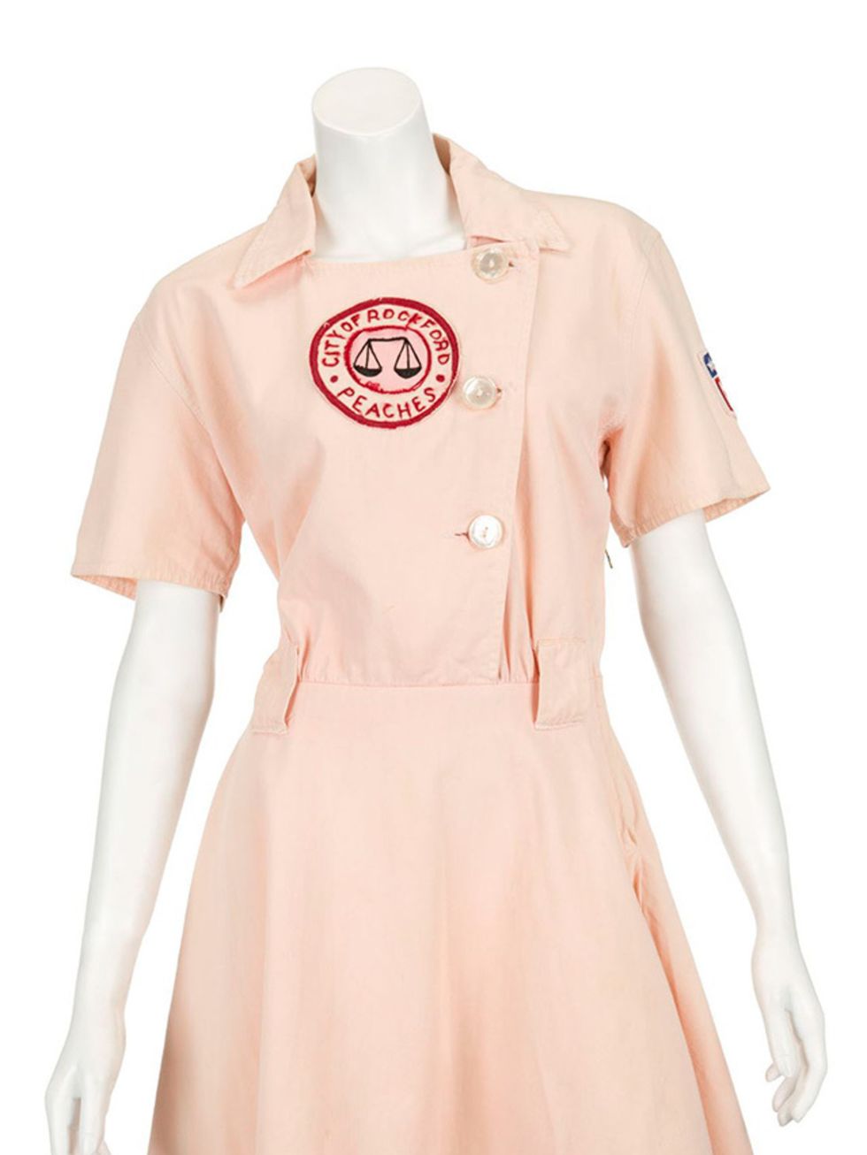 Rockford Peach Uniform  Rockford peaches, Peach costume, Peach clothes